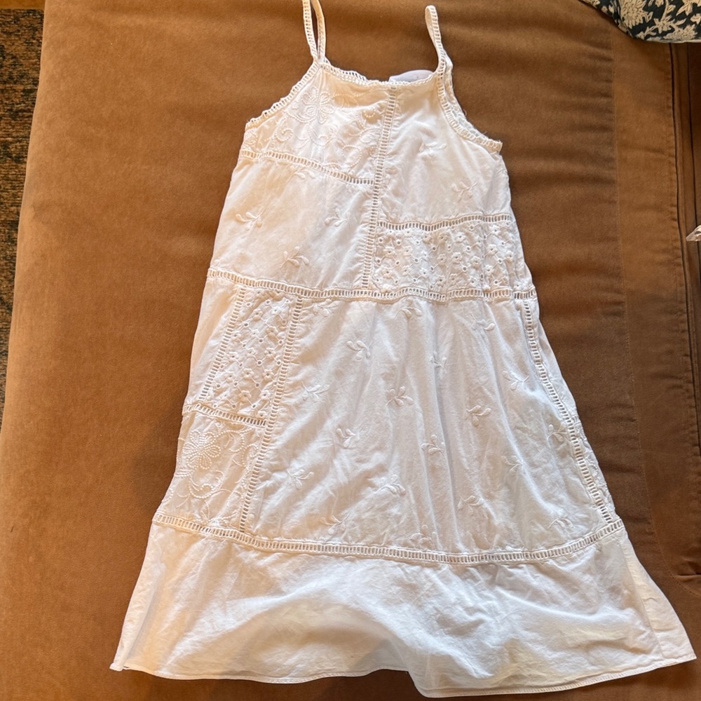 Zara Kids Embroidered Patchwork Dress - Picture 3 of 7